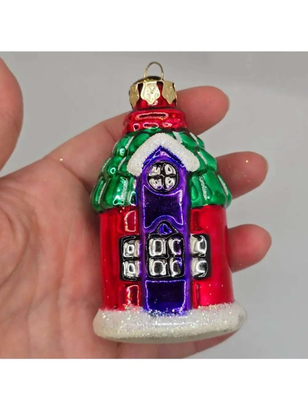 Christmas Ornament Glass Holiday House Thomas Pacconi Museum Series 2003 VTG